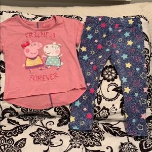 Peppa pig toddler set